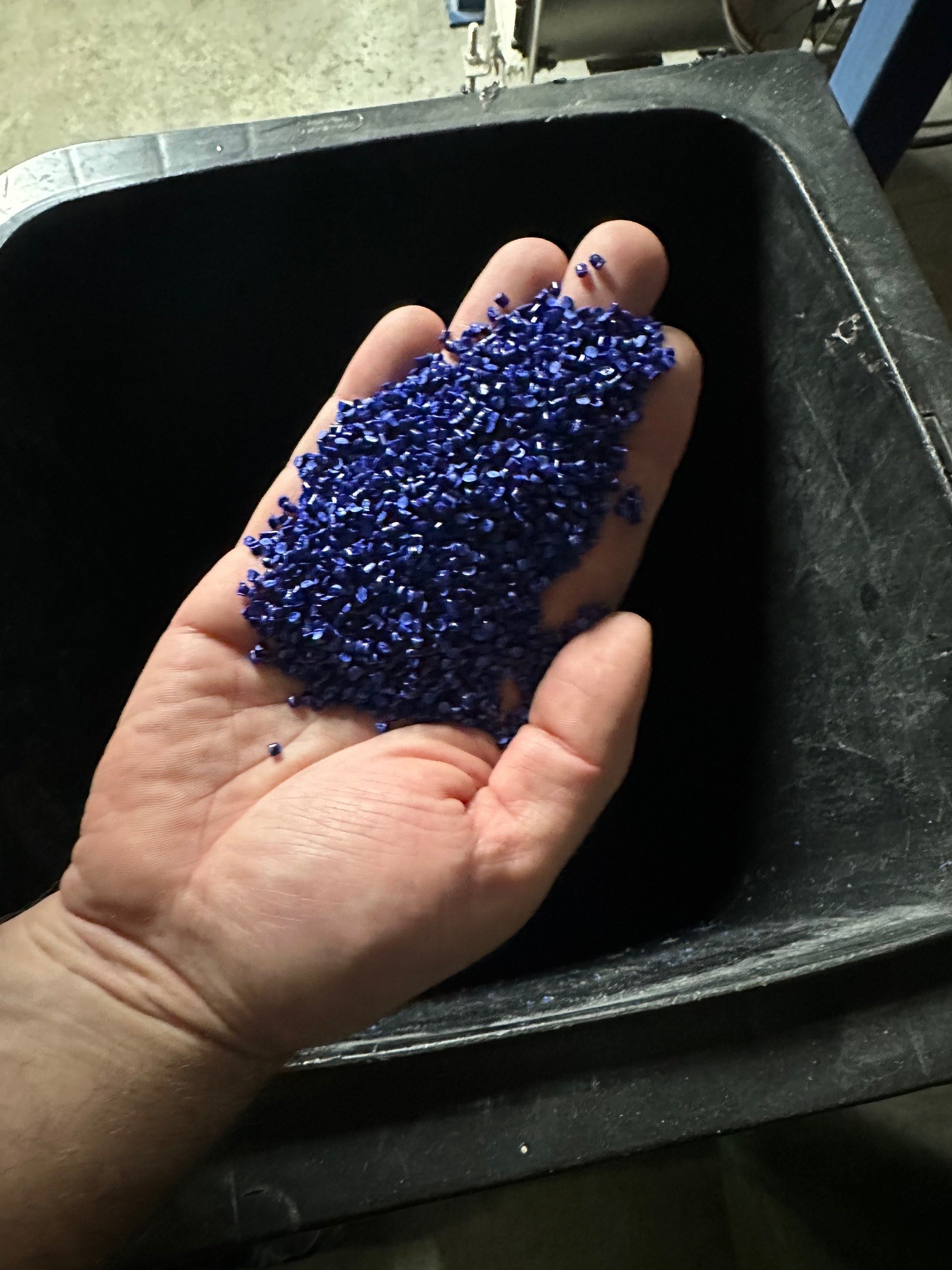 blauer Masterbatch Stretchfolie